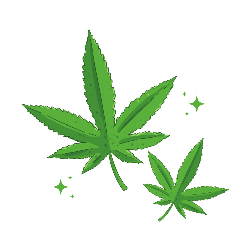 29513761 green cannabis leaves hand drawn cartoon illustration removebg preview